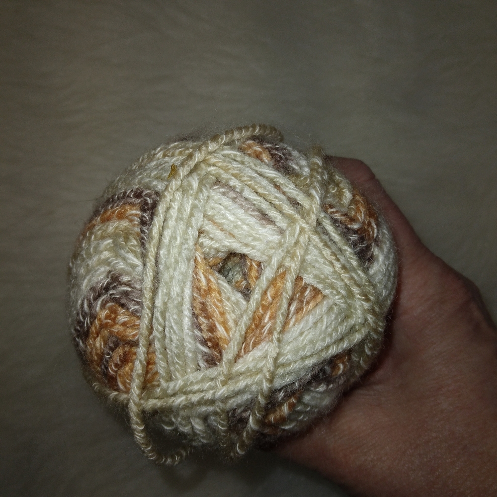 YARN Lion Brand Ice Cream Cotton Blend Yarn, Color Chocolate, 3.5 Ounces - Picture 5 of 6